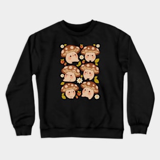 Mushroom And Strawberries Crewneck Sweatshirt